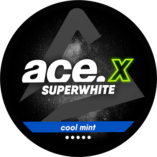 Ace X Super White Cool Mint Slim All White