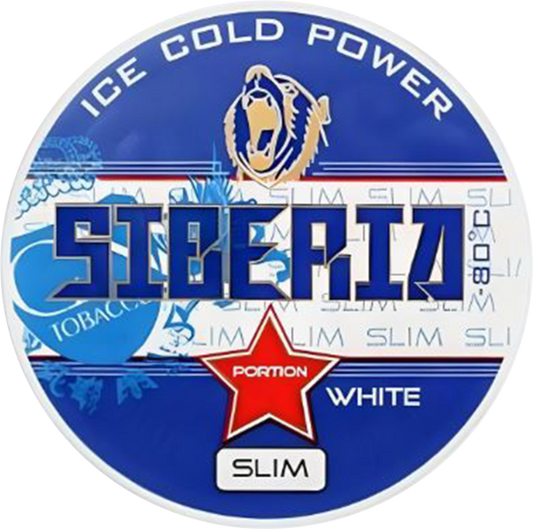 Siberia -80 Degrees Ice Cold Power Slim White Portion